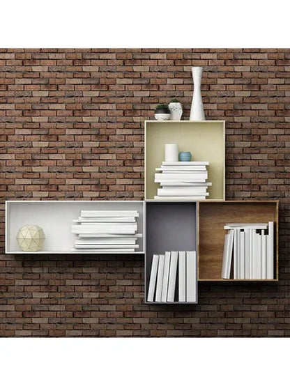 10 Pack 3D Brick Wall Stickers 3D Wall Panels Peel and Stick White Brick Wallpaper PE Foam Self Adhesive Wallpaper Removable and Waterproof Art Wall Tiles for Bedroom Living Room Background Decor