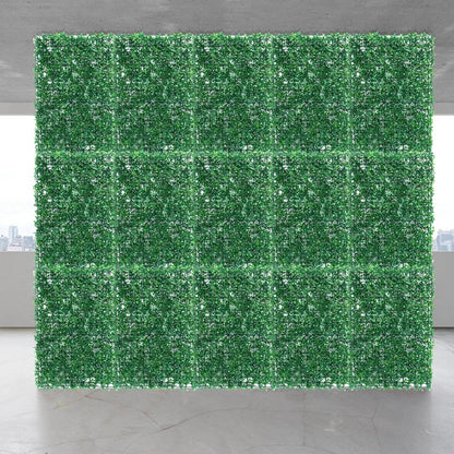 12PCS Luxury Artificial Grass Panels 60X40X4Cm PE Green Privacy Fence Wall for Outdoor Garden Patio Yard Decor Easy Install