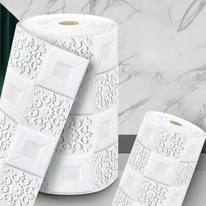 70Cmx2M Meter Foam 3D Wall Stickers Self Adhesive Panel Home Decor Living Room Bedroom House Decoration Bathroom Brick Wallpaper
