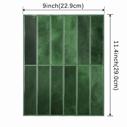 10/30/50Pcs 3D Self-Adhesive Wall Imitation Tile Stickers Removable Self-Adhesive Waterproof Stickers for Bedroom Living Decor