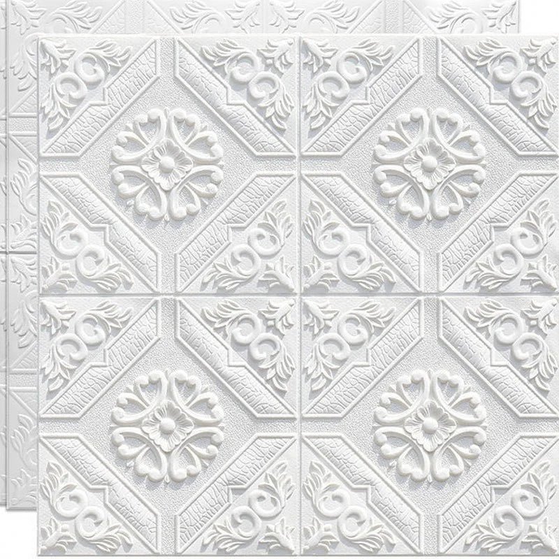70X70/30X30CM 3D Wall Stickers Self Adhesive Foam Brick Room Decor DIY Wallpaper Ceiling Background Court Style Wall Decoration