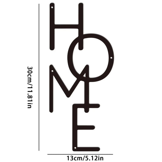 Home Sign Wall Decor, Metal Letters Home Decor, Metal Words Wall Decor, Word Art Wall Decor, Word Family Wall Decor, Foyer Wall